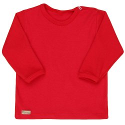 Camiseta de Bebê Manga Longa Classic Vermelho Camiseta de Bebê Manga Longa Classic Vermelho