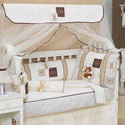Kit de Berço Gorduxo Palha Americano Com Mosquiteiro 9 Peças Kit de Berço Gorduxo Palha Americano Com Mosquiteiro 9 Peças