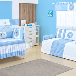 Enxoval Para Bebê Menino Sem Cama Babá Realeza Azul 15 Peças Enxoval Para Bebê Menino Sem Cama Babá Realeza Azul 15 Peças