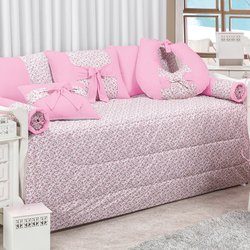Kit Cama Babá Elegance Rosa 7 Peças 100% Algodão Kit Cama Babá Elegance Rosa 7 Peças 100% Algodão