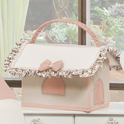 Farmacinha Casinha Charme Floral Salmão - Palha Farmacinha Casinha Charme Floral Salmão - Palha