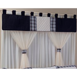 Cortina Para Quarto de Bebê Glamour Marinho 2,00M Cortina Para Quarto de Bebê Glamour Marinho 2,00M