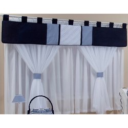 Cortina Para Quarto de Bebê Encanto Marinho 2,00M Cortina Para Quarto de Bebê Encanto Marinho 2,00M