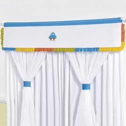 Cortina Para Quarto de Bebê Fusca Azul 2,00M Cortina Para Quarto de Bebê Fusca Azul 2,00M