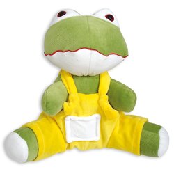 Sapinho Macacão Enfeite Decorativo Amarelo Sapinho Macacão Enfeite Decorativo Amarelo