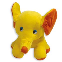 Elefantinho Orelhudo Enfeite Decorativo Amarelo Elefantinho Orelhudo Enfeite Decorativo Amarelo