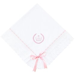 Manta de Bebê Piquet Forrada Realeza Rosa Manta de Bebê Piquet Forrada Realeza Rosa