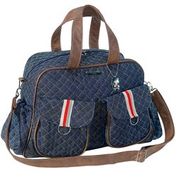 Bolsa Maternidade London Jeans Tamanho M Bolsa Maternidade London Jeans Tamanho M