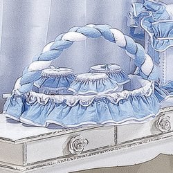 Cesta Decorada Boby Azul Cesta Decorada Boby Azul