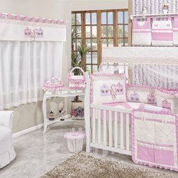 Quarto Completo Lola Rosa Sem Enxoval Cama Babá Quarto Completo Lola Rosa Sem Enxoval Cama Babá
