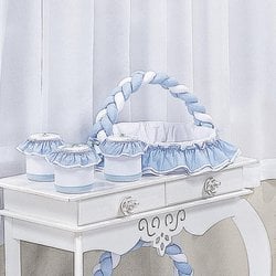 Cesta Decorada Navio Azul Cesta Decorada Navio Azul