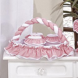 Cesta Decorada Pupi Rosa Cesta Decorada Pupi Rosa