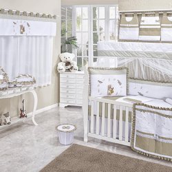 Quarto Completo Harmonia Bege Sem Enxoval Cama Babá Quarto Completo Harmonia Bege Sem Enxoval Cama Babá