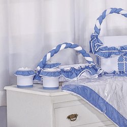 Cesta Decorada Family Azul Cesta Decorada Family Azul