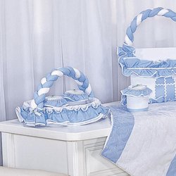 Cesta Decorada Fred Azul Cesta Decorada Fred Azul