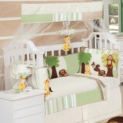 Kit Berço Refúgio dos Animais 9 Peças Kit Berço Refúgio dos Animais 9 Peças