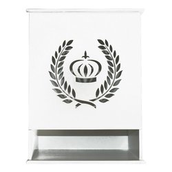 Porta Fraldas Para Quarto de Bebê Realeza Branco Porta Fraldas Para Quarto de Bebê Realeza Branco