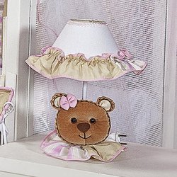 Abajur Ursa Nina Rosa Abajur Ursa Nina Rosa