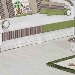 Saia Para Cama Babá Família Urso Verde Saia Para Cama Babá Família Urso Verde