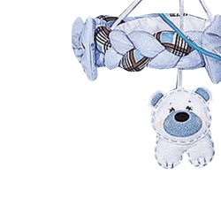 Móbile de Berço Polar Azul Móbile de Berço Polar Azul