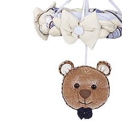 Móbile de Berço Urso Nino Bege Móbile de Berço Urso Nino Bege