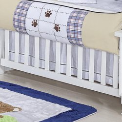 Saia de Berço Urso Nino Branca Saia de Berço Urso Nino Branca