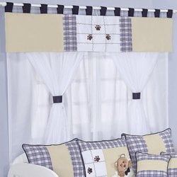 Cortina Para Quarto de Bebê Urso Nino Bege 2,00M Cortina Para Quarto de Bebê Urso Nino Bege 2,00M