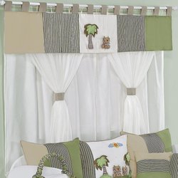 Cortina Quarto de Bebê Reizinho Verde Cortina Quarto de Bebê Reizinho Verde
