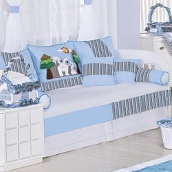 Kit Cama Babá Polar Azul 10 Peças Kit Cama Babá Polar Azul 10 Peças