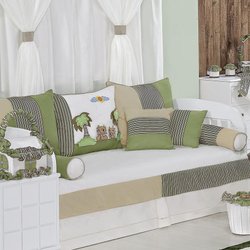 Kit Cama Babá Reizinho Verde 10 Peças Kit Cama Babá Reizinho Verde 10 Peças