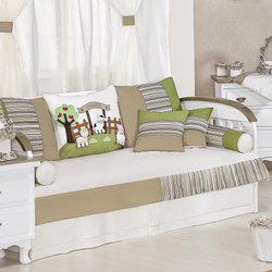Kit Cama Babá Fazendinha Feliz Bege 10 Peças Kit Cama Babá Fazendinha Feliz Bege 10 Peças
