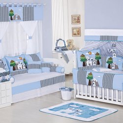 Quarto Completo Polar Azul Sem Enxoval Cama Babá Quarto Completo Polar Azul Sem Enxoval Cama Babá