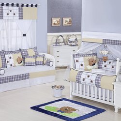 Quarto Completo Para Bebê Urso Nino Bege Quarto Completo Para Bebê Urso Nino Bege