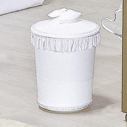 Lixeira Para Quarto de Bebê Diamante Branco Lixeira Para Quarto de Bebê Diamante Branco