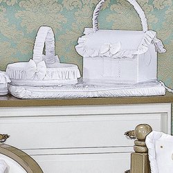 Trocador de Bebê Plastificado Diamante Branco Trocador de Bebê Plastificado Diamante Branco