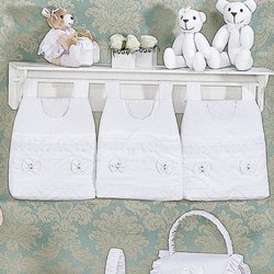 Porta Fraldas Varão Classic Branco 3 Peças Porta Fraldas Varão Classic Branco 3 Peças