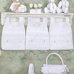 Porta Fraldas Varão Clean Branco 3 Peças Porta Fraldas Varão Clean Branco 3 Peças