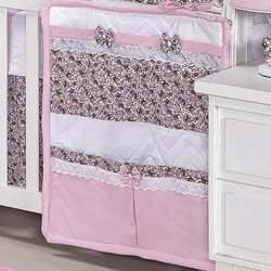 Porta Objeto Para Berço Delicate Rosa Porta Objeto Para Berço Delicate Rosa