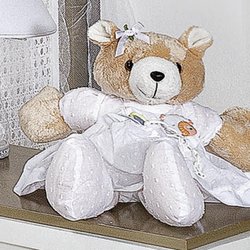Ursa Porta Chupeta Classic Branco Ursa Porta Chupeta Classic Branco