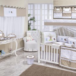Quarto Completo Recanto Bege Sem Enxoval Cama Babá Quarto Completo Recanto Bege Sem Enxoval Cama Babá