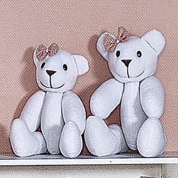 Ursinho Decorativo Fofinho Aurora Branco Ursinho Decorativo Fofinho Aurora Branco