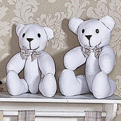 Ursinho Decorativo Fofinho Bears Branco Ursinho Decorativo Fofinho Bears Branco