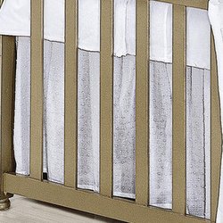 Saia de Berço Diamante Branco 3 Lados Saia de Berço Diamante Branco 3 Lados