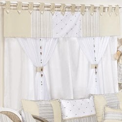 Cortina Para Quarto de Bebê Capricho Bege 2,00M Cortina Para Quarto de Bebê Capricho Bege 2,00M