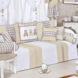 Kit Cama Babá Bears Bege 10 Peças 100% Algodão Kit Cama Babá Bears Bege 10 Peças 100% Algodão