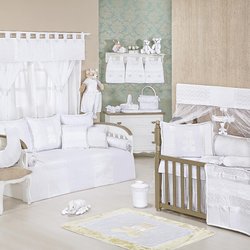 Quarto de Bebê Completo Classic Branco Sem Enxoval Cama Babá Quarto de Bebê Completo Classic Branco Sem Enxoval Cama Babá