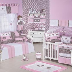 Quarto de Bebê Completo Delicate Rosa Sem Enxoval Cama Babá Quarto de Bebê Completo Delicate Rosa Sem Enxoval Cama Babá