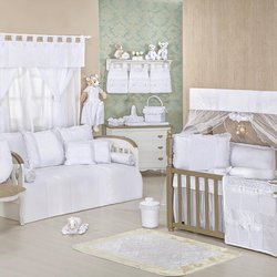 Quarto de Bebê Completo Clean Branco Sem Enxoval Cama Babá Quarto de Bebê Completo Clean Branco Sem Enxoval Cama Babá