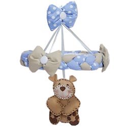 Móbile de Berço Papai Urso Azul Móbile de Berço Papai Urso Azul