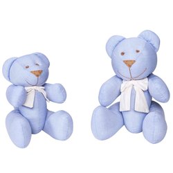 Ursinho Enfeite Decorativo Realeza Azul Ursinho Enfeite Decorativo Realeza Azul